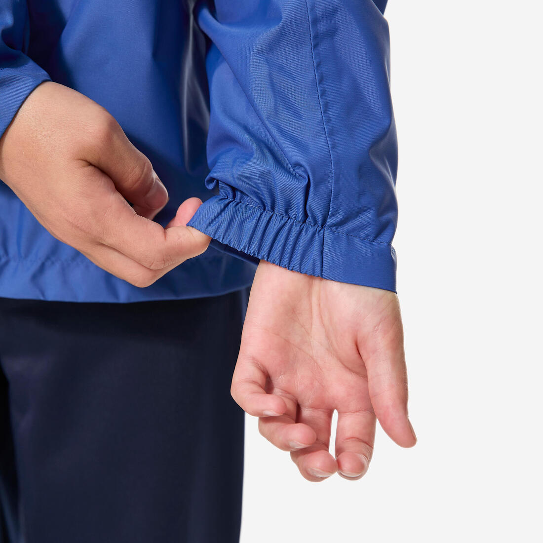 Veste imperméable et coupe vent de voile enfant, 100 navy