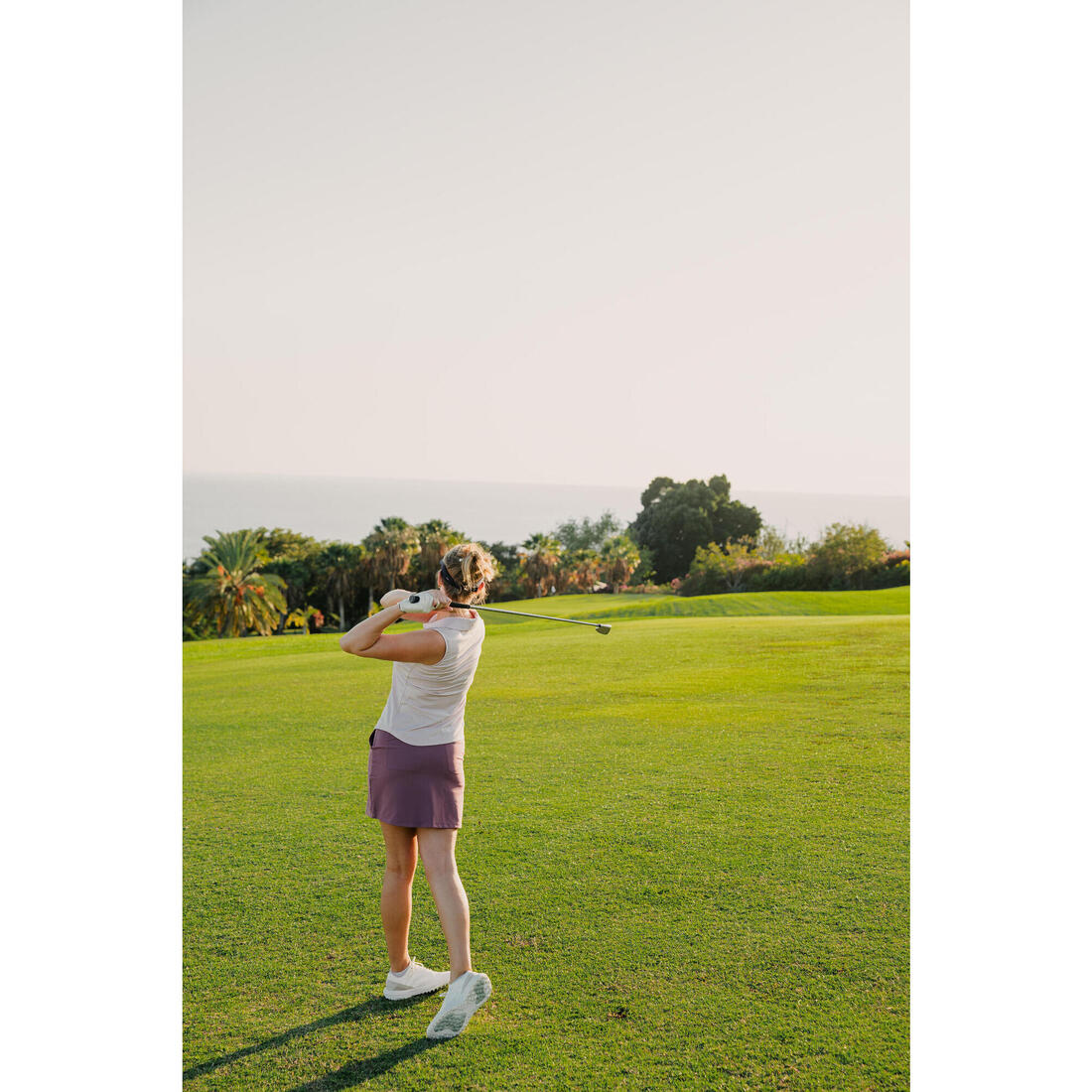 Visière de golf marque-balle, bleu marine