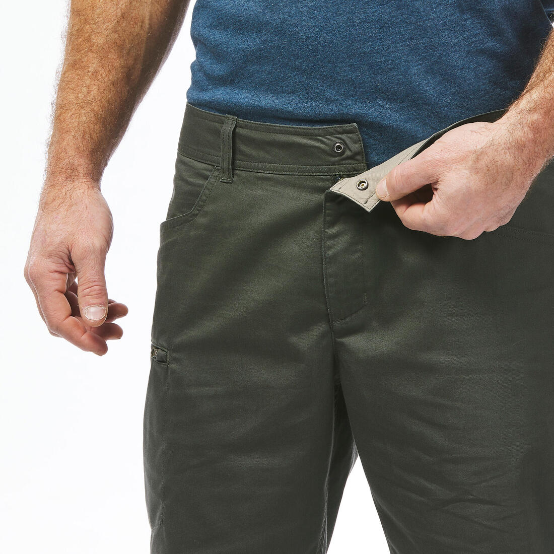 Short de randonnée homme, NH500 Regular