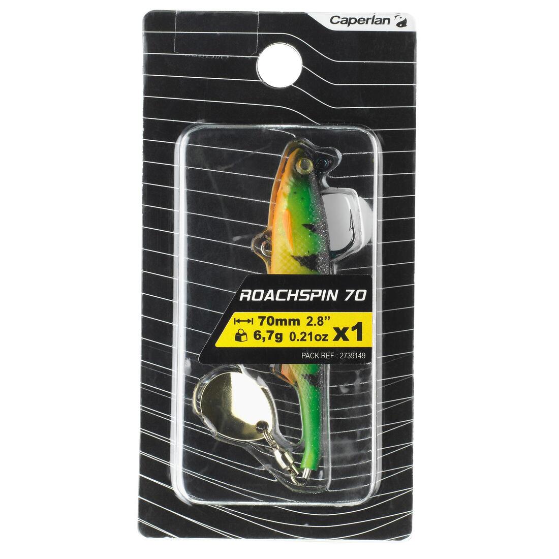LEURRE SOUPLE SHAD A PALETTE PÊCHE AUX LEURRES ROACHSPIN 70 GARDON