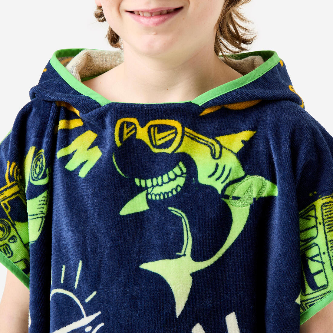 Poncho surf 500 junior (110 à 135 cm) surfy