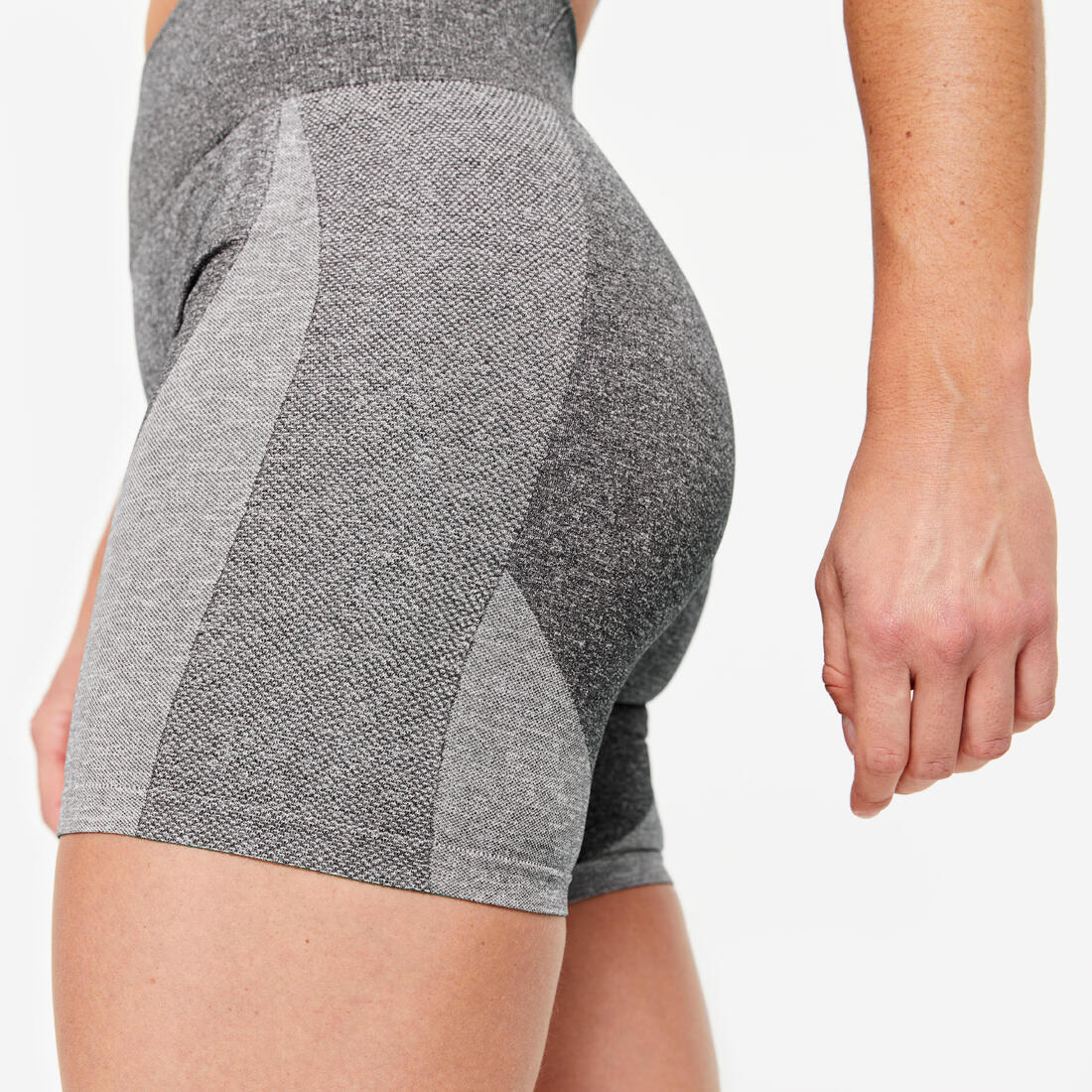 Short de fitness seamless et taille haute