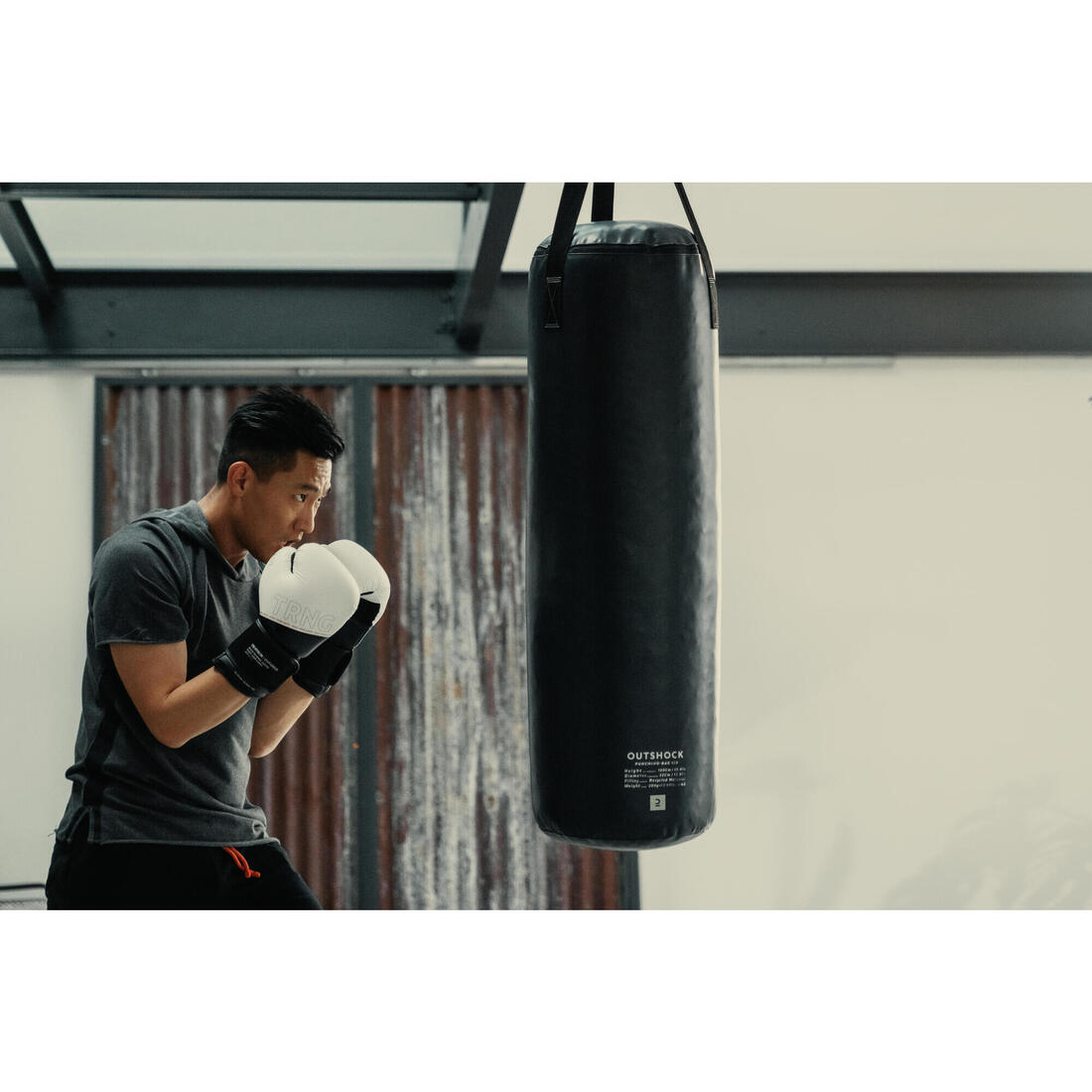 GANTS DE BOXE 120 NOIRS, GANTS D'ENTRAINEMENT