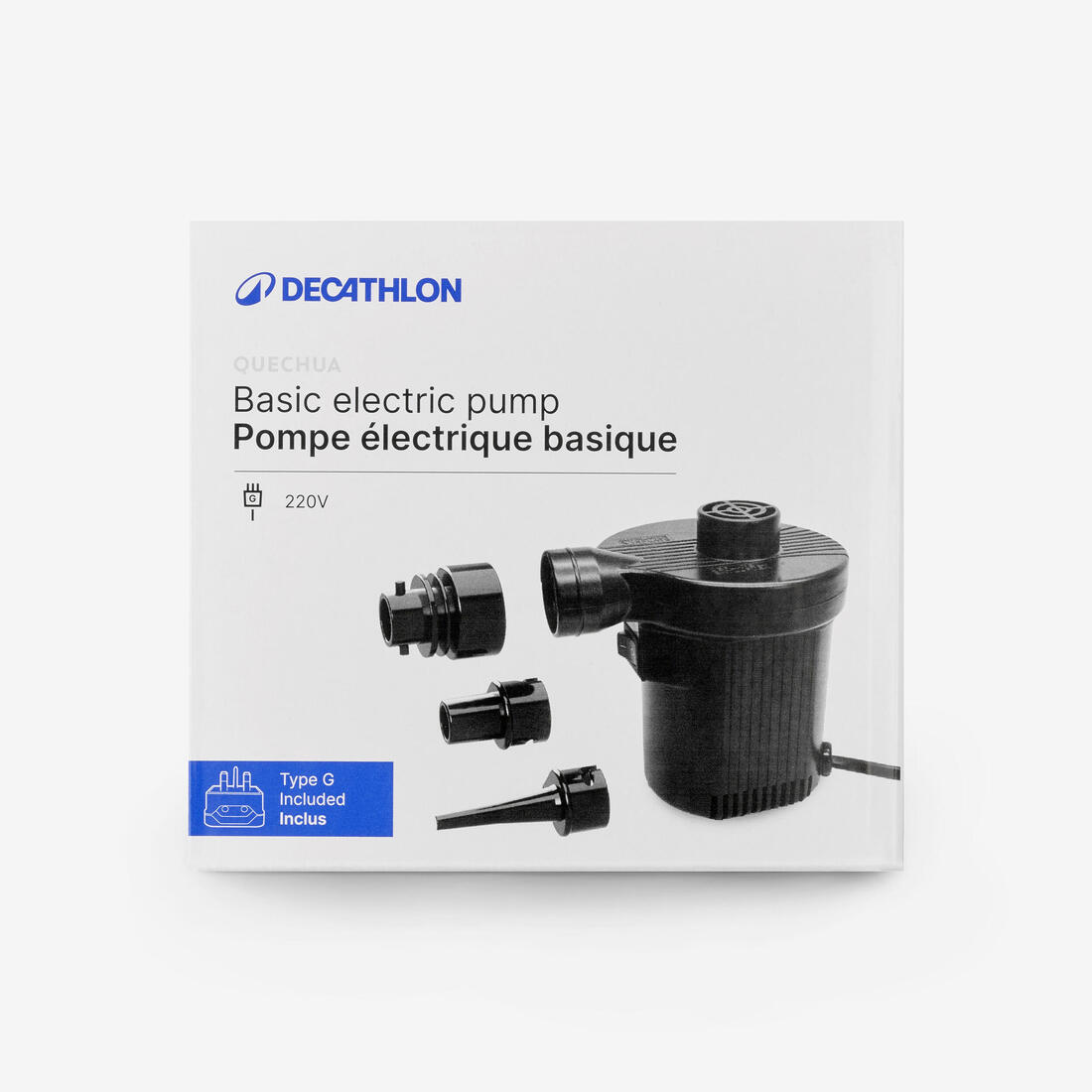 POMPE ÉLECTRIQUE POUR LE CAMPING - SUR SECTEUR