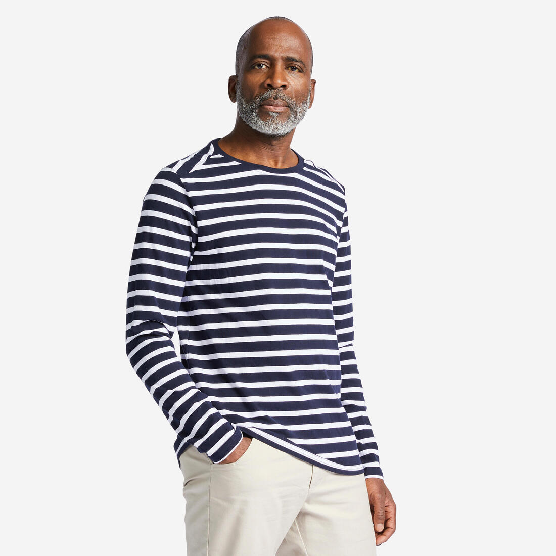 Marinière homme manches longues Sailing 100