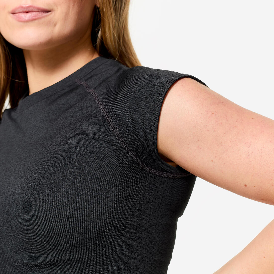 Crop top seamless de musculation femme