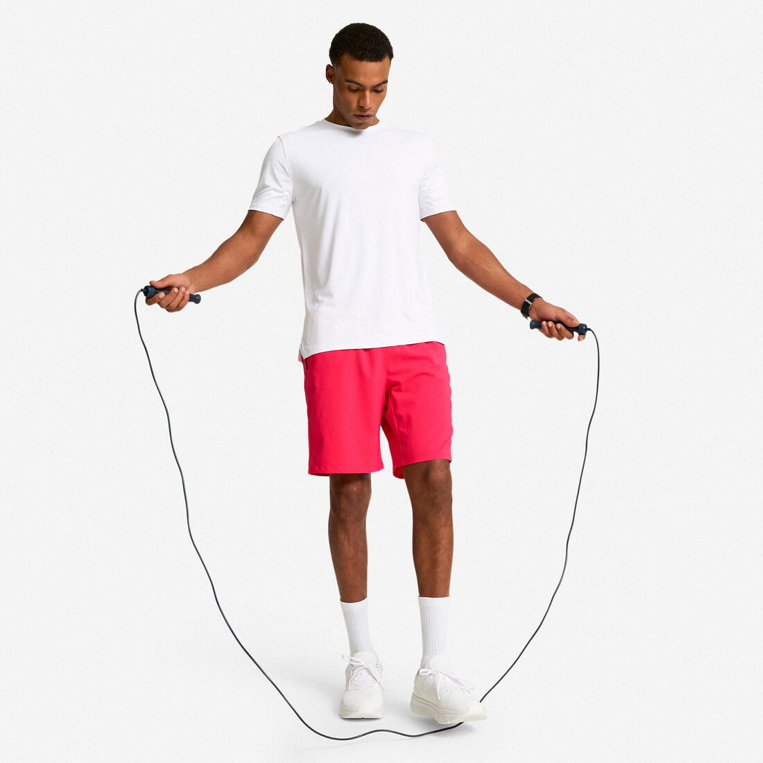 Short de fitness respirant poches zippées homme