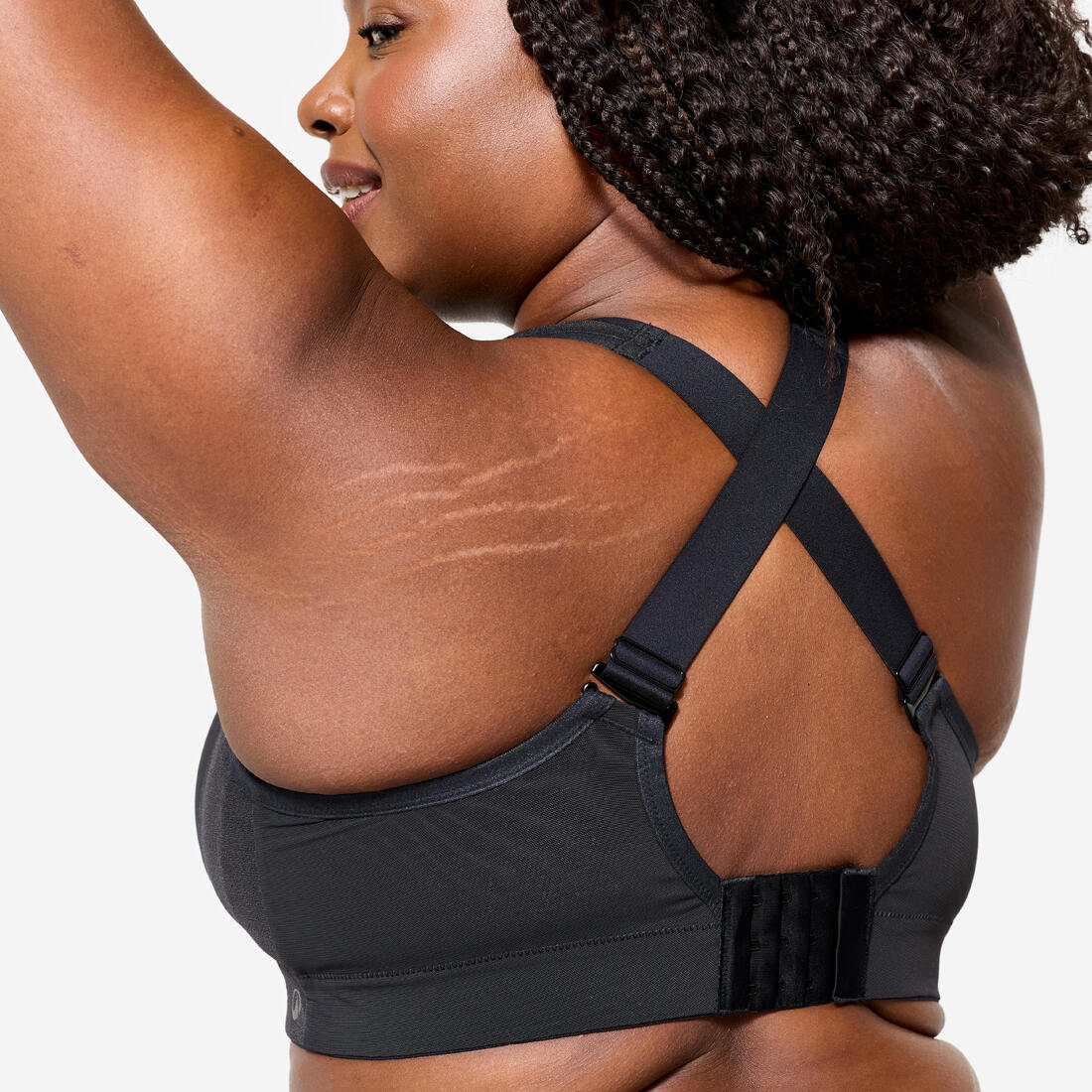 Soutien gorge bonnets E à H bretelles croisables maintien fort femme