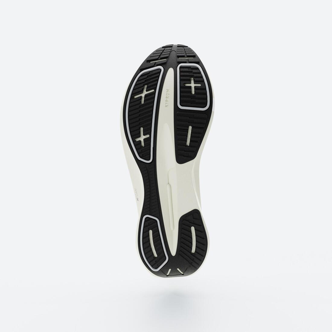 Chaussures de Running Femme, Kiprun Cushion 500 Blanche