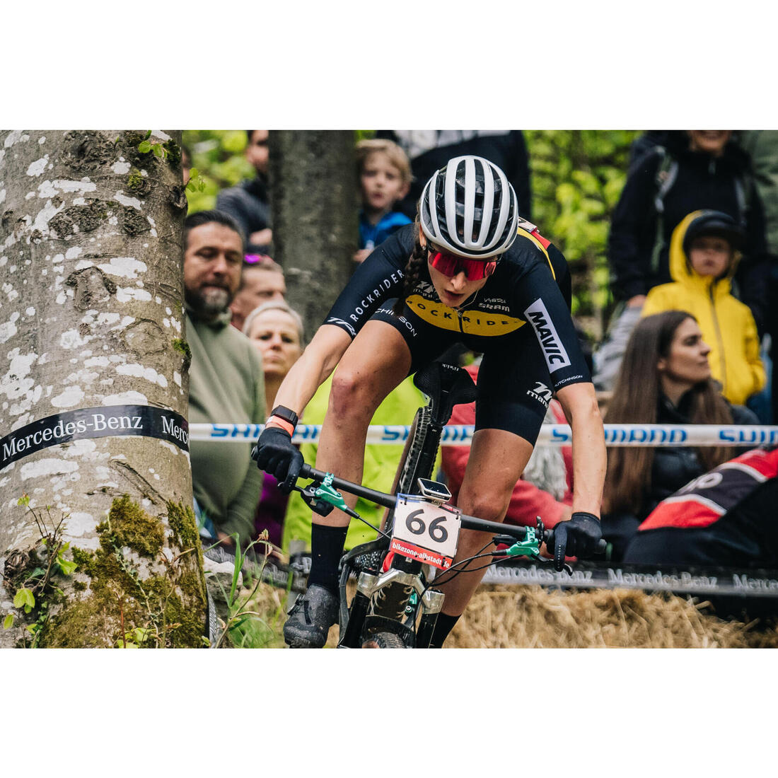 Gants VTT RACE grip noir