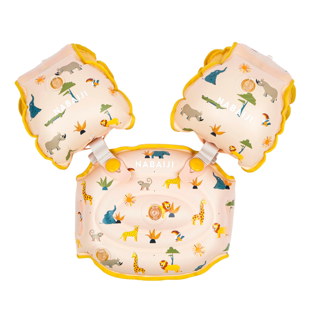 Brassards De Piscine Evolutif Enfant - Tiswim print savane