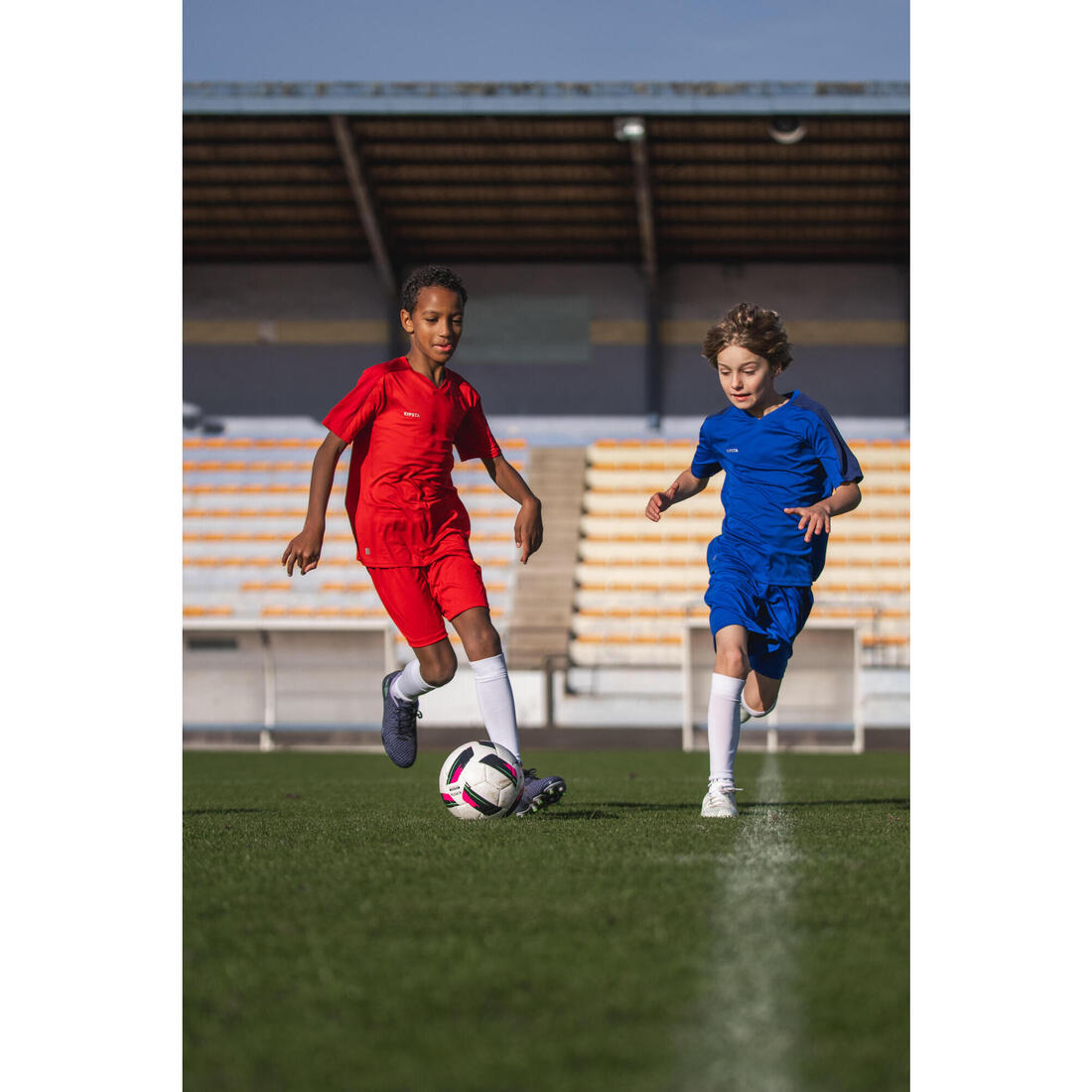 Maillot de Football enfant manches courtes ESSENTIEL