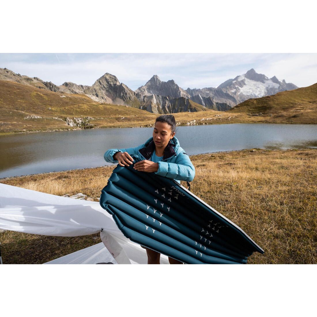 Matelas gonflable de trekking, taille L, 180 x 52cm, MT500