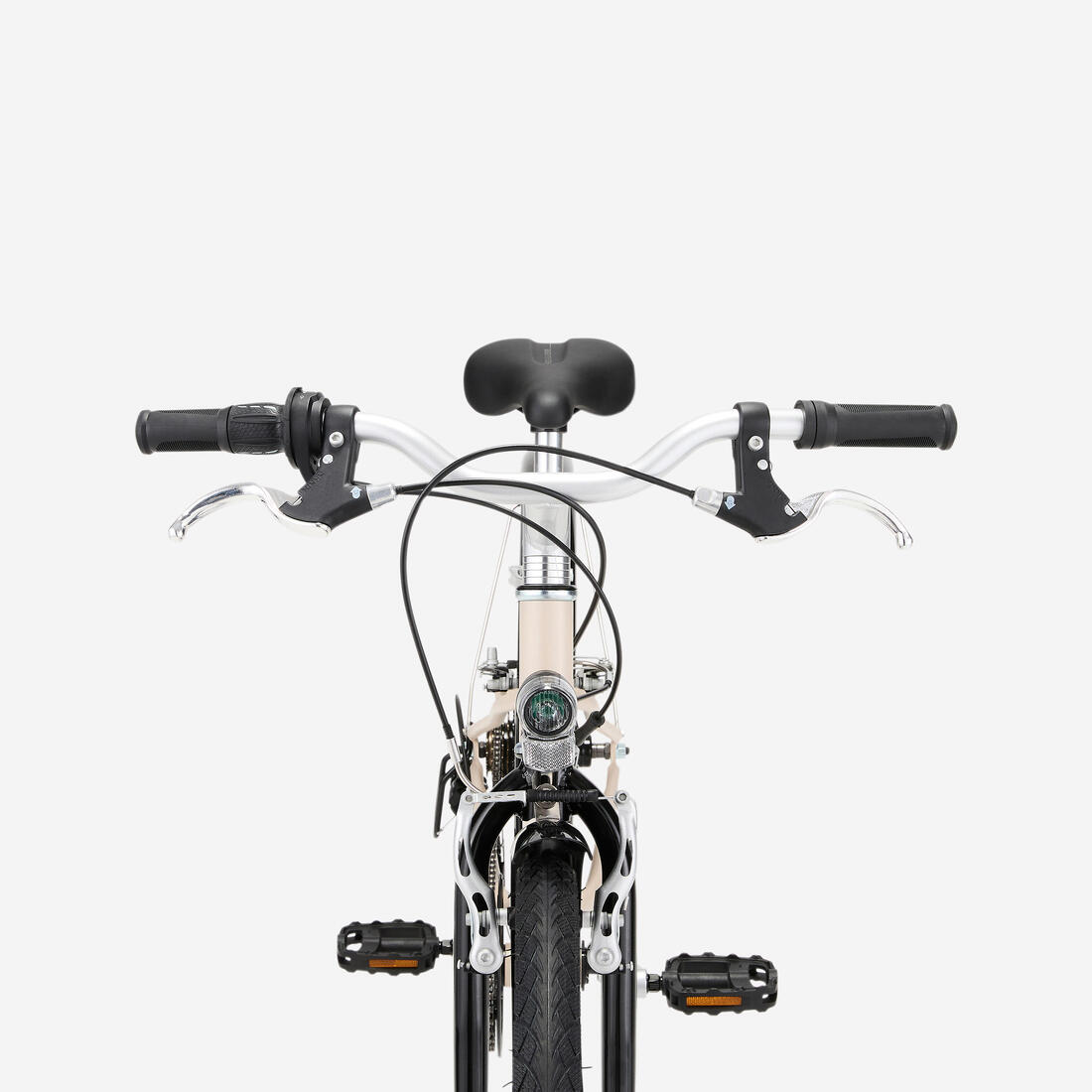 Vtc enfant riverside 500 noir corail 24 pouces 9-12 ans