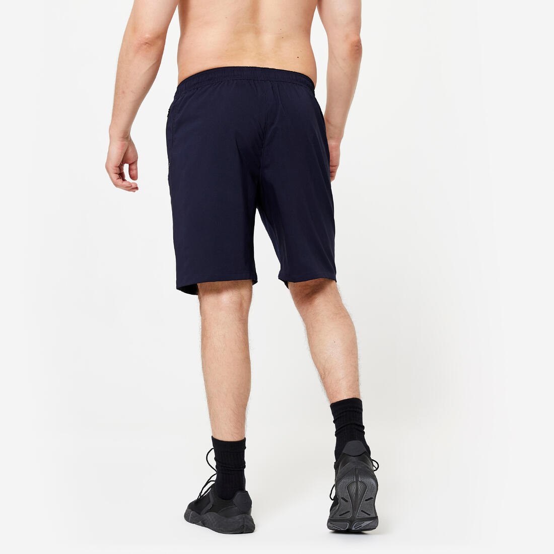 Short de fitness respirant poches zippées homme