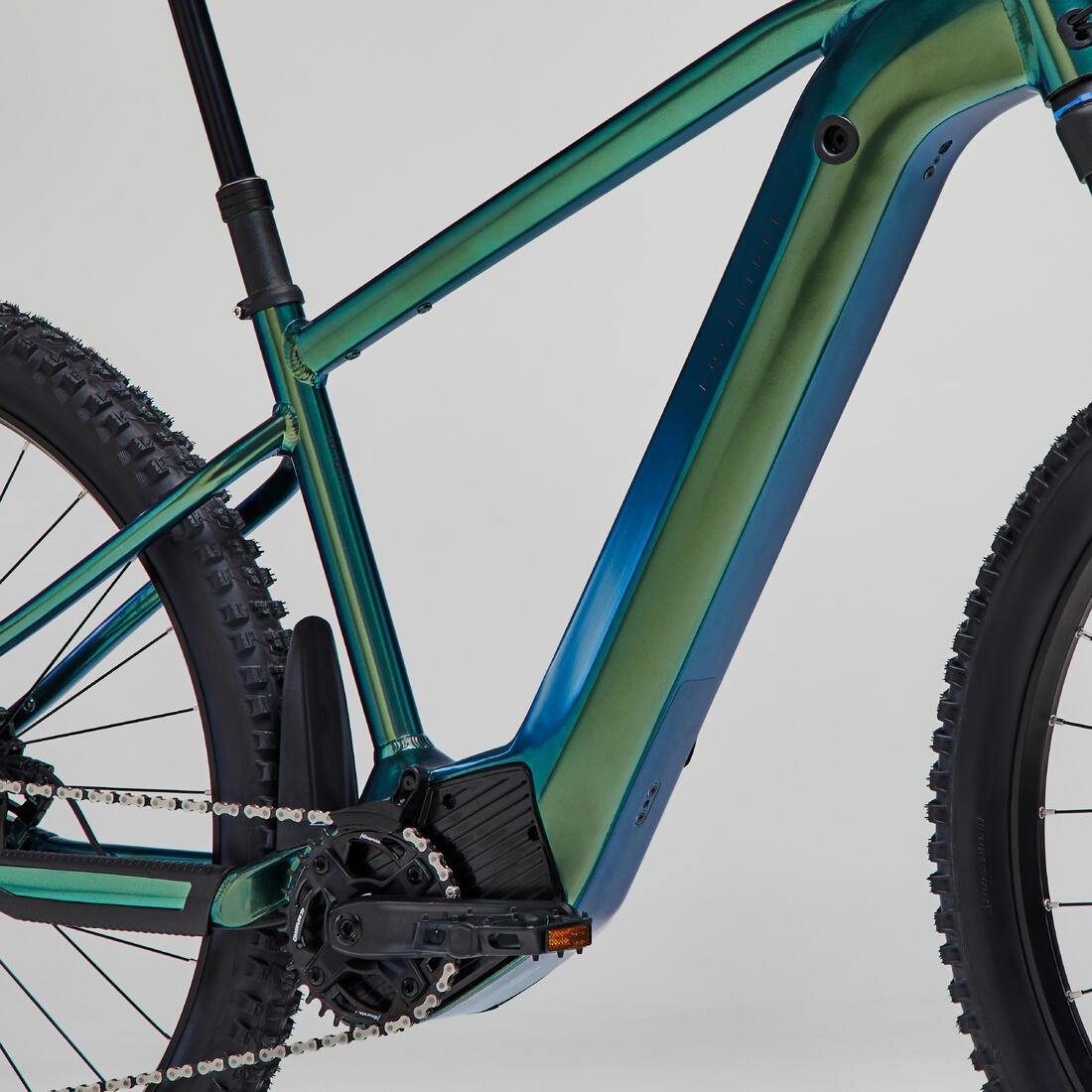 Vélo vtt électrique semi rigide 29" - e-expl 700 vert bouteille
