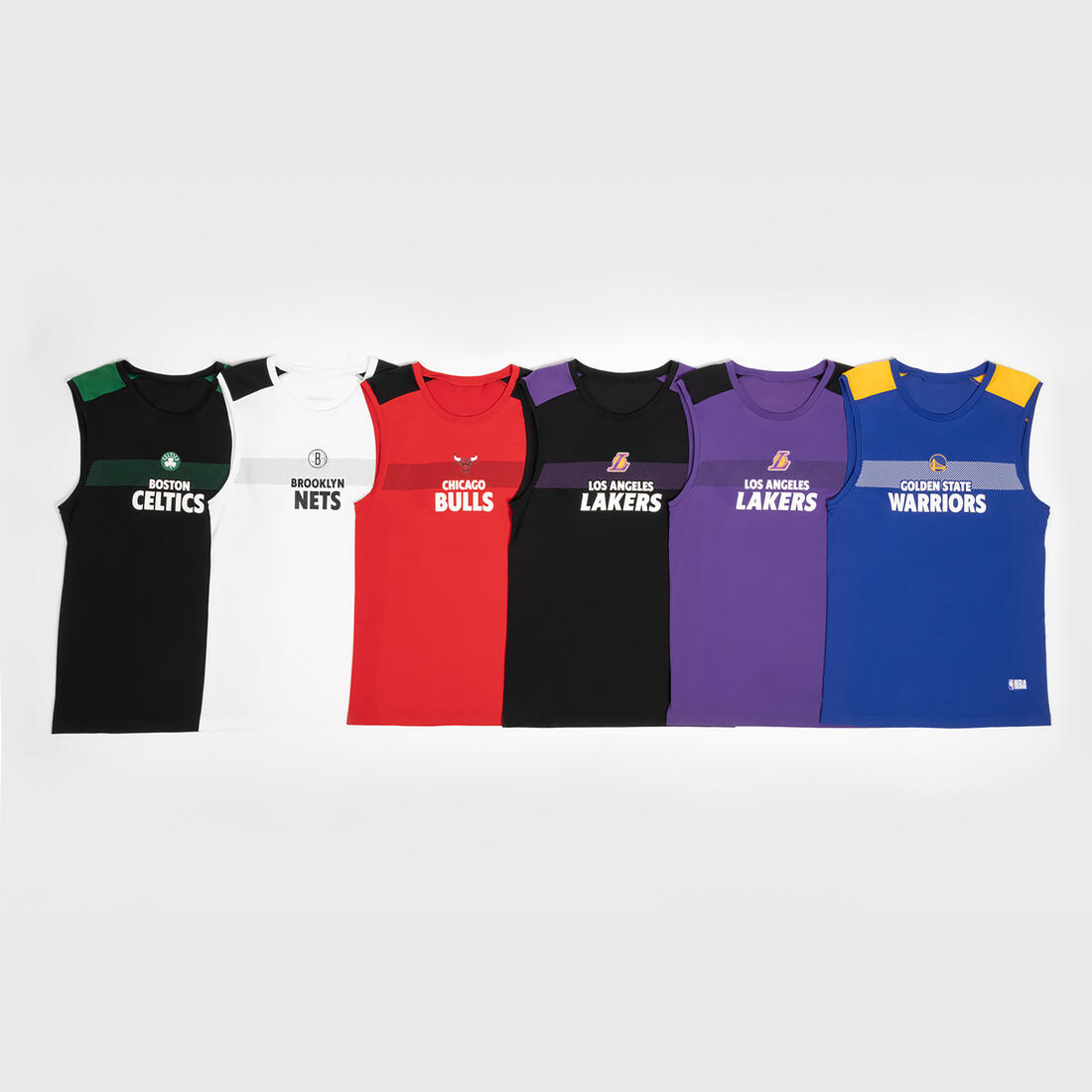 Sous-maillot basketball nba los angeles lakers sans manche adulte - ut500 noir