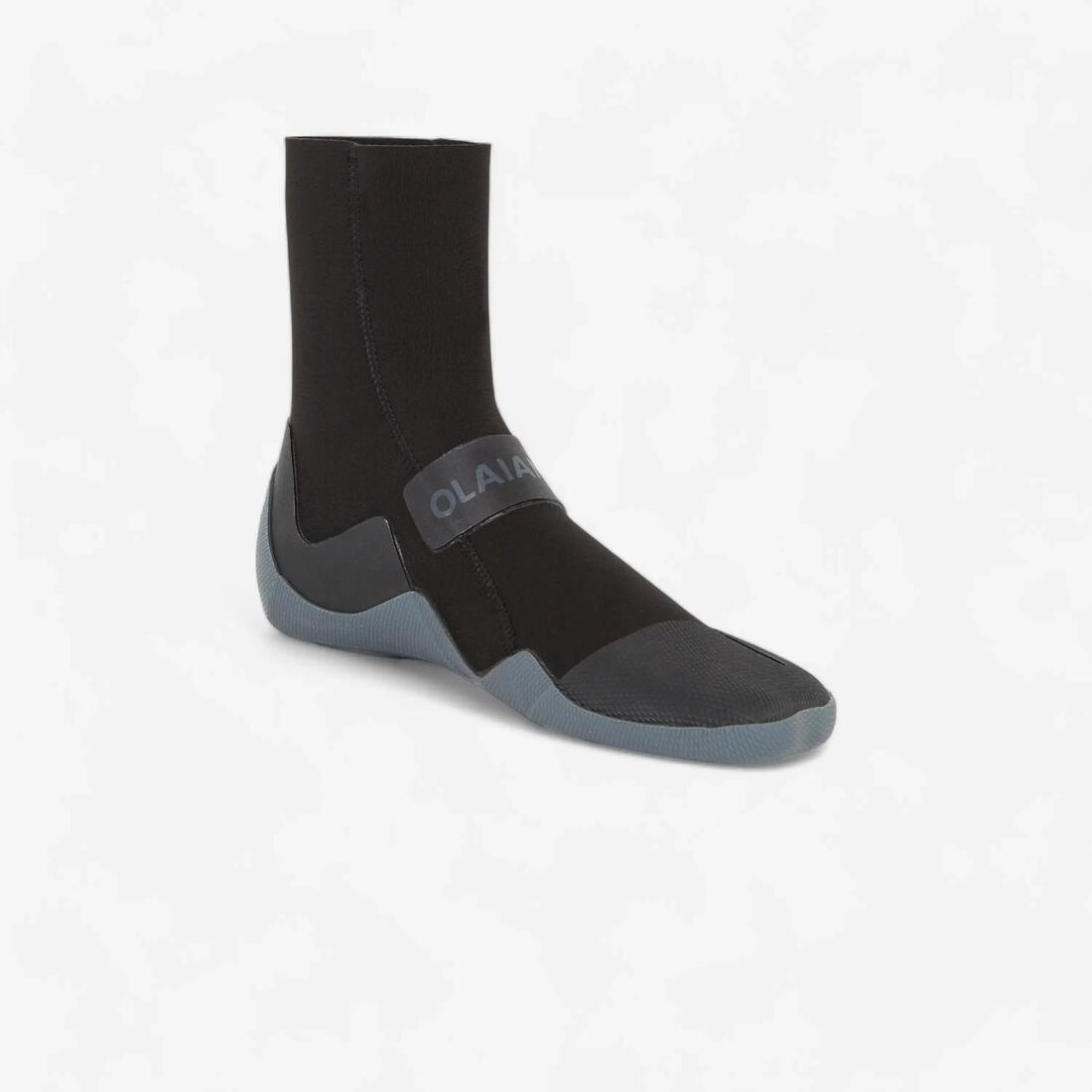 Chaussons Surf 500 Bottillons Néoprène 3 mm noir