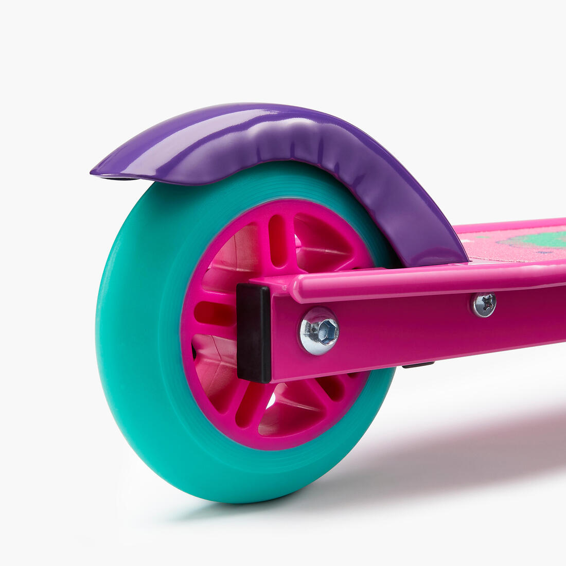 Trottinette enfant play 5 avec frein - Blanche Violette