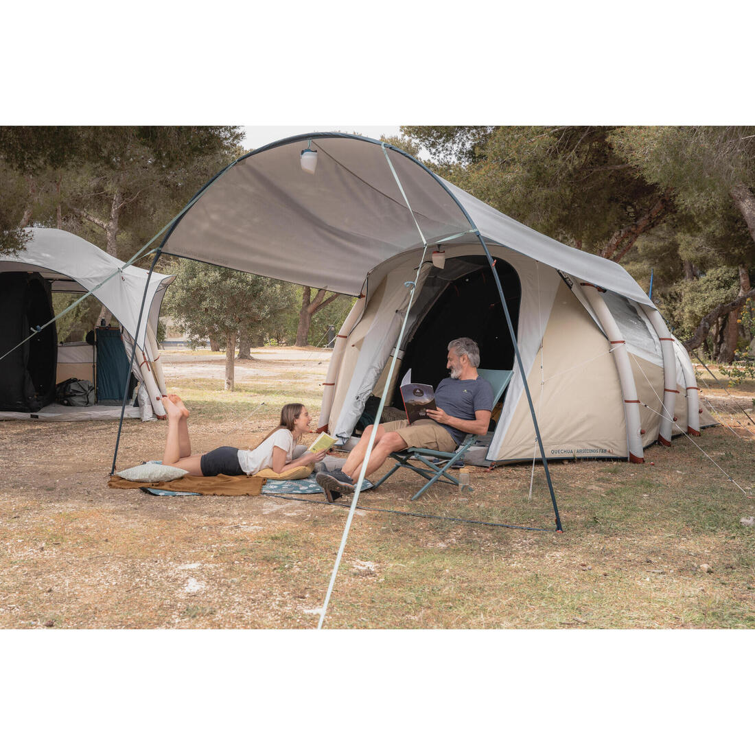 Auvent de camping - arpenaz fresh - 6 personnes