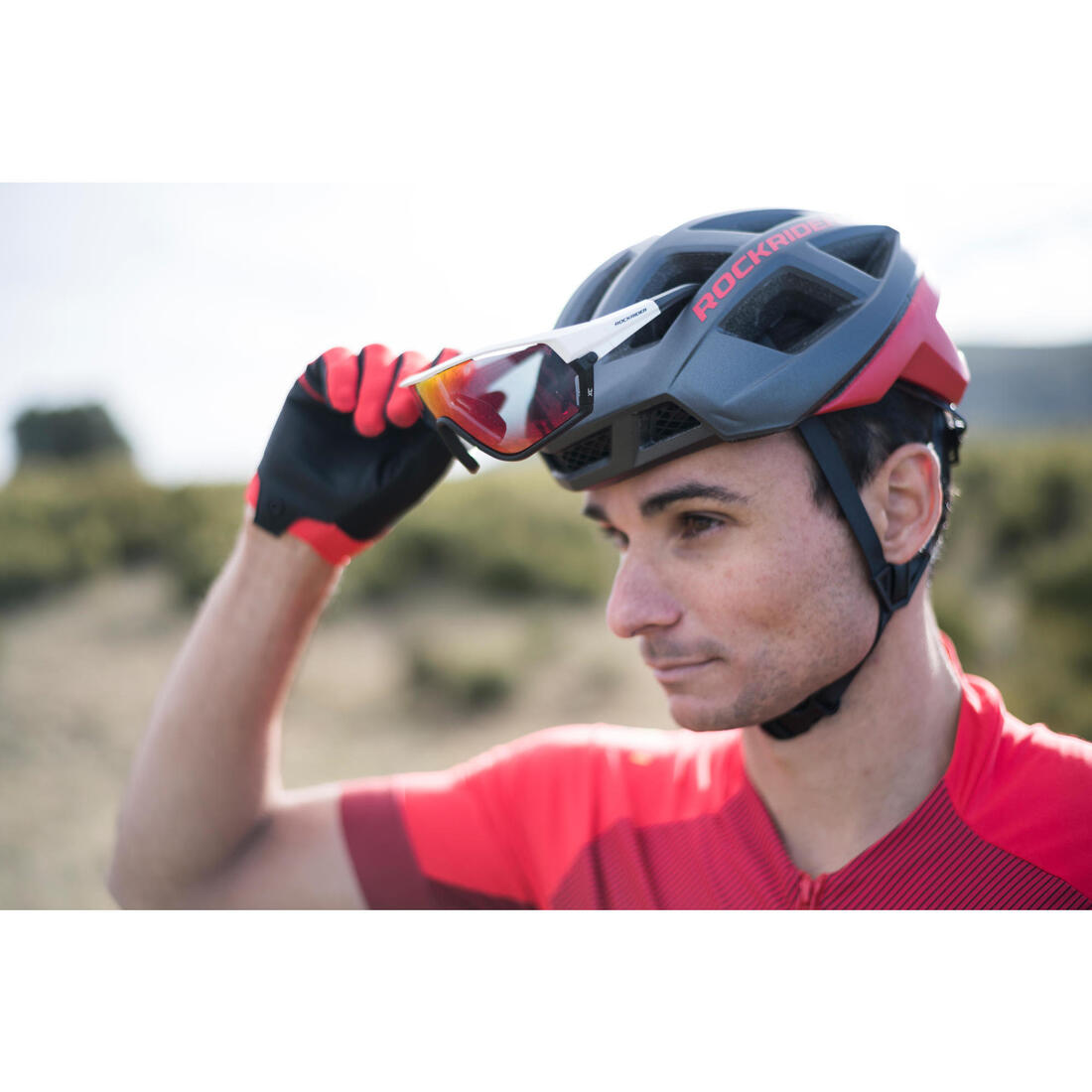 Lunettes VTT XC RACE Photochromique Fluo CAT 1>3