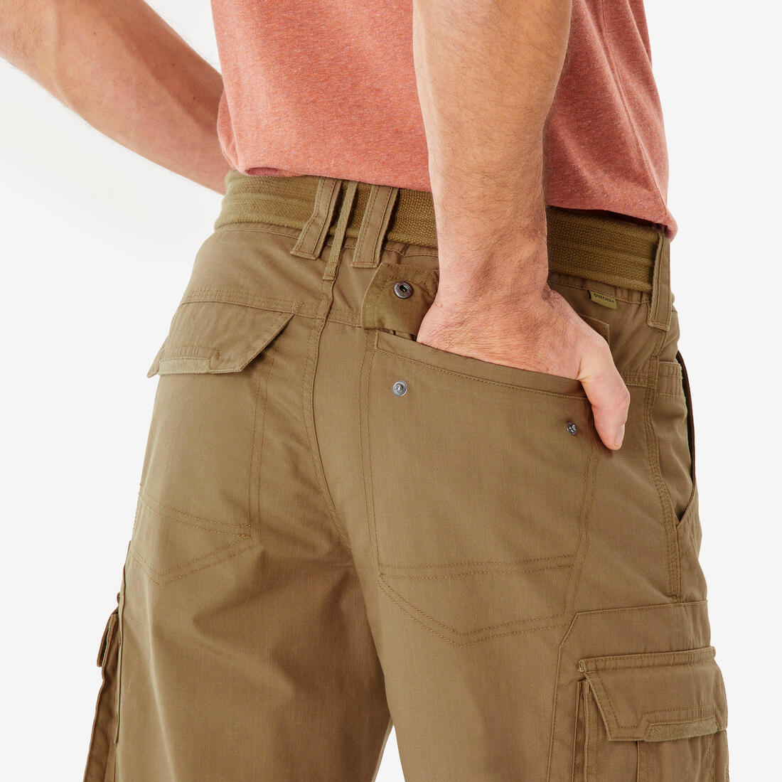 Pantalon cargo de trek voyage - travel 500 homme