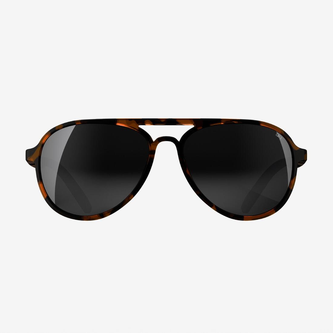 Lunettes de soleil randonnée - MH120A - adulte - catégorie 3 noires