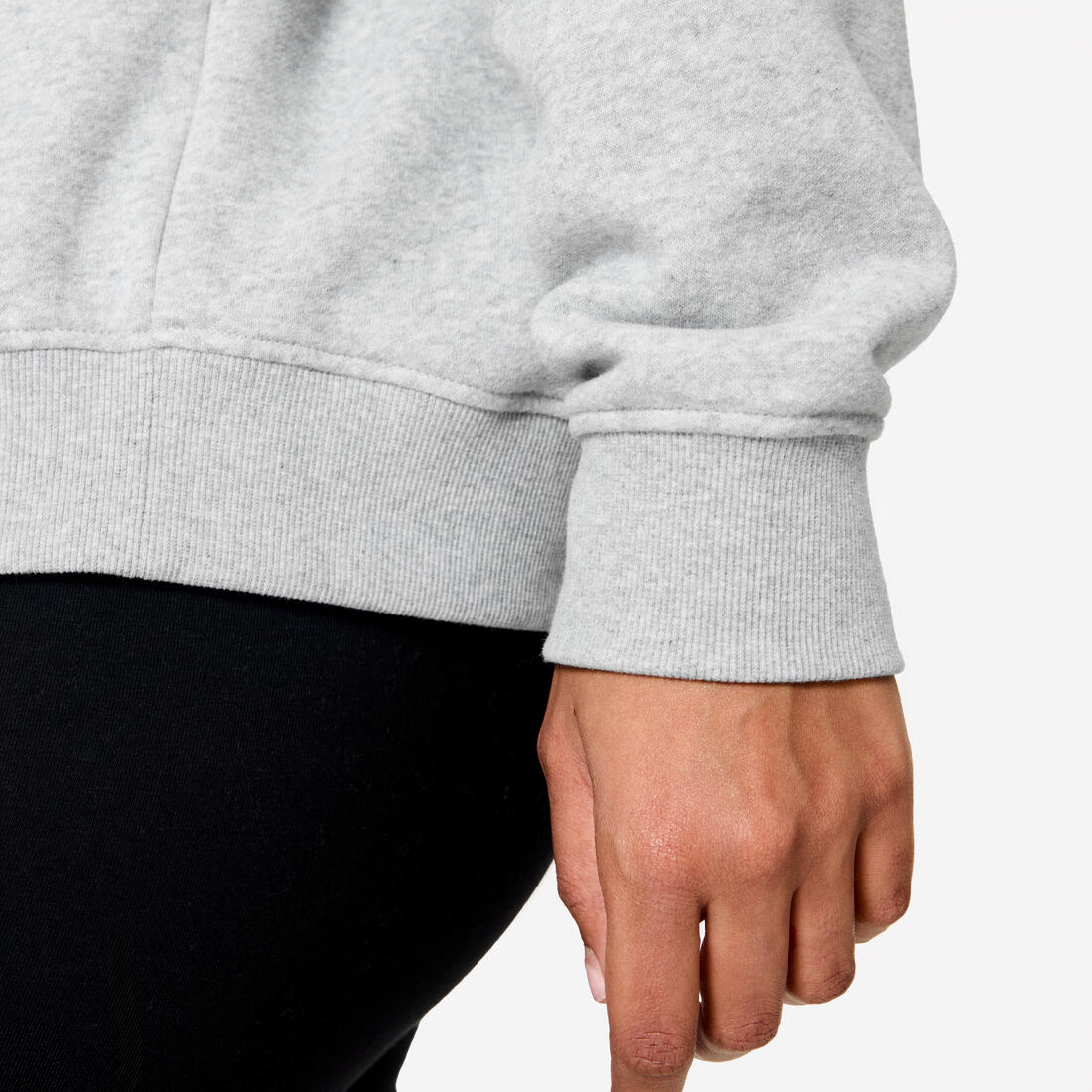 Sweat de fitness en molleton femme