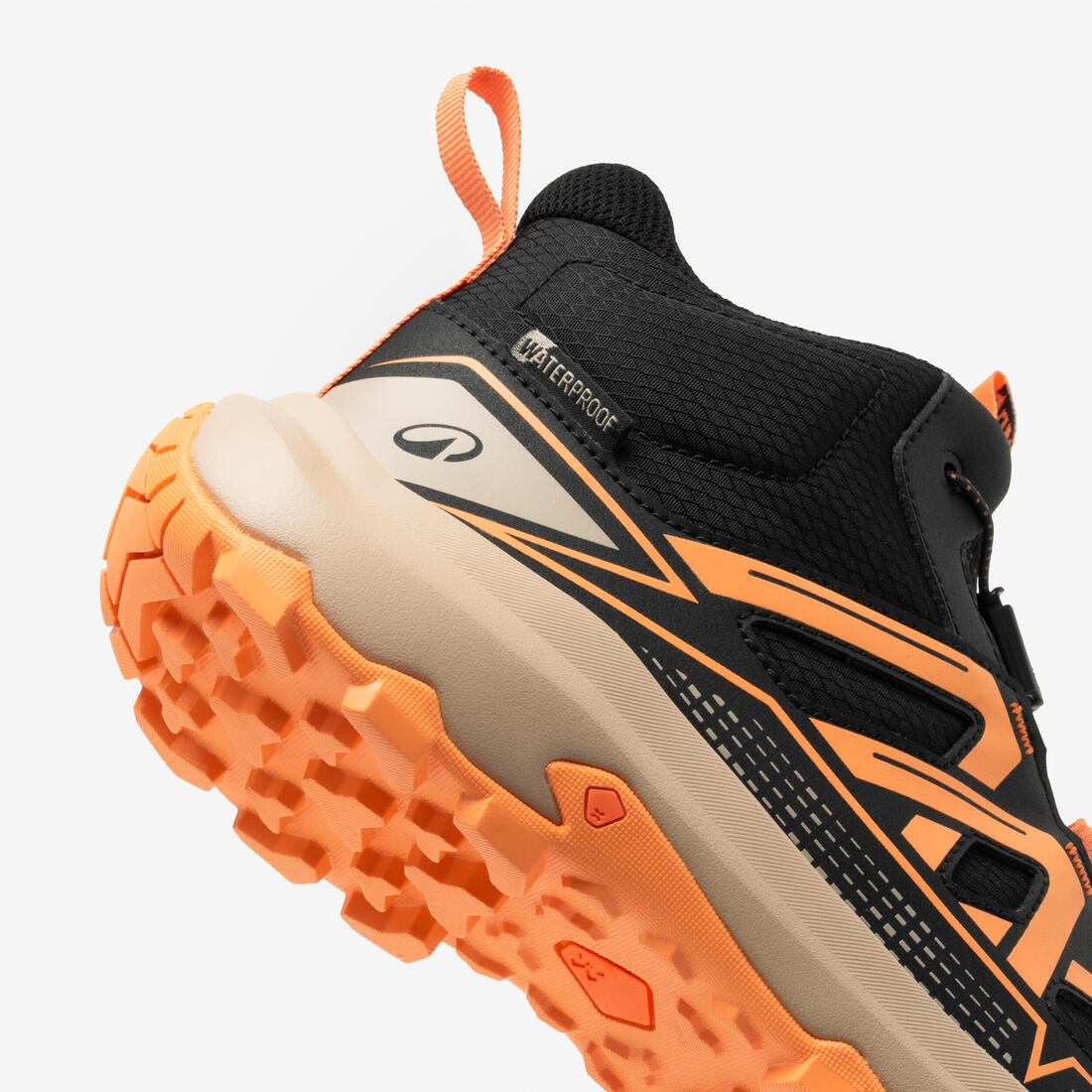 Chaussures de randonnée imperméables enfant du 35 au 38, Crossrock lacets
