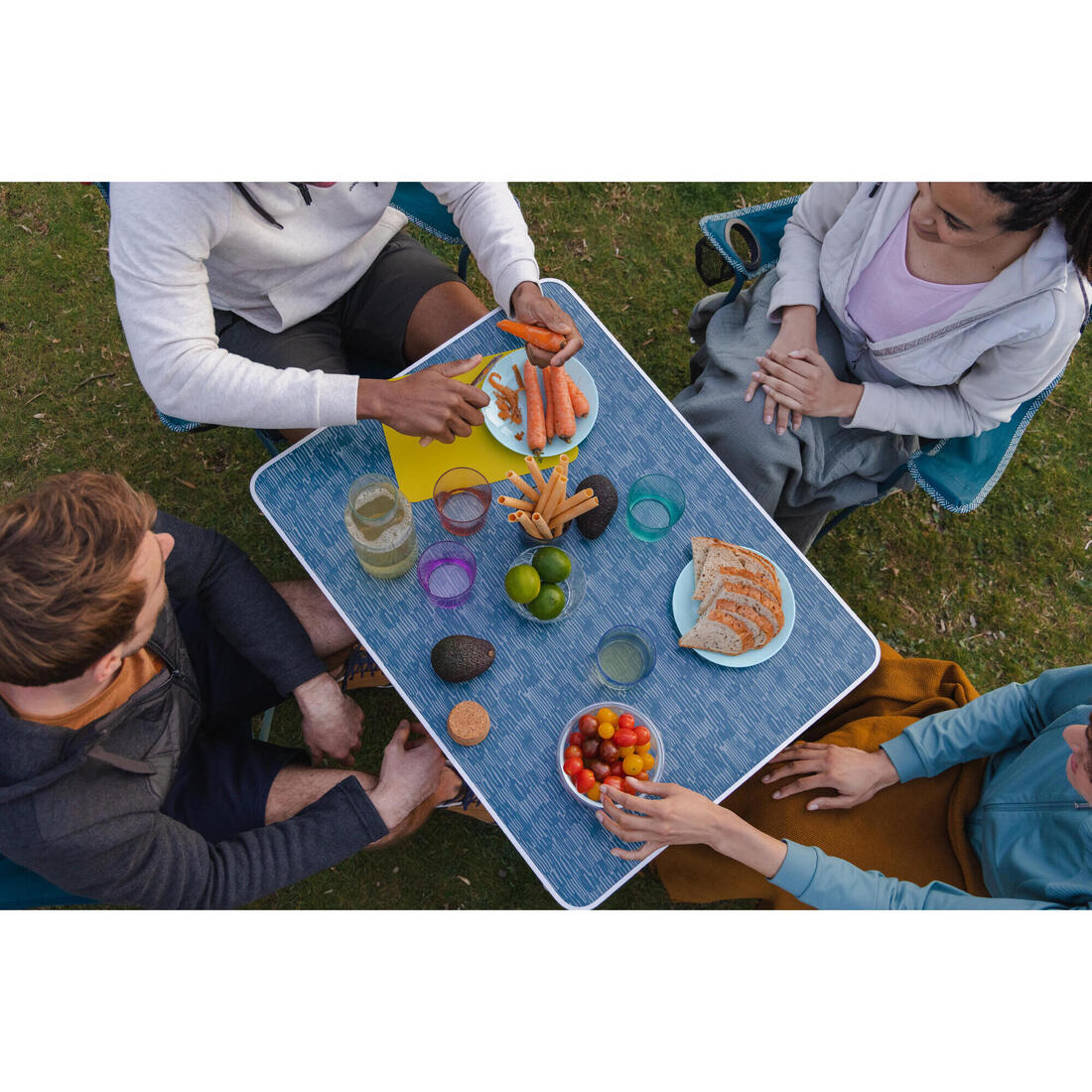 TABLE DE CAMPING PLIANTE - 2 À 4 PERSONNES