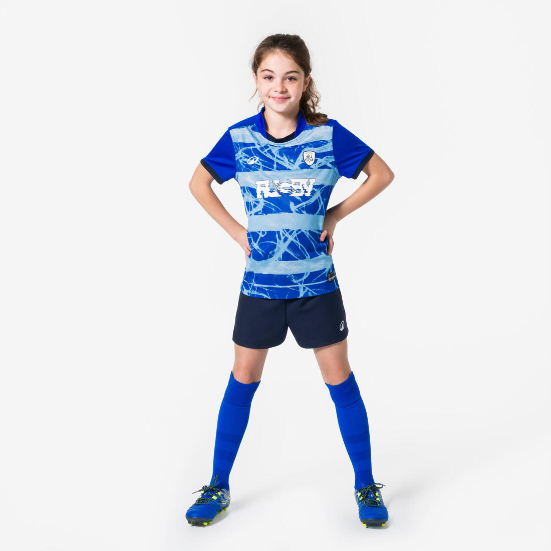 Maillot manches courtes de rugby enfant - r100