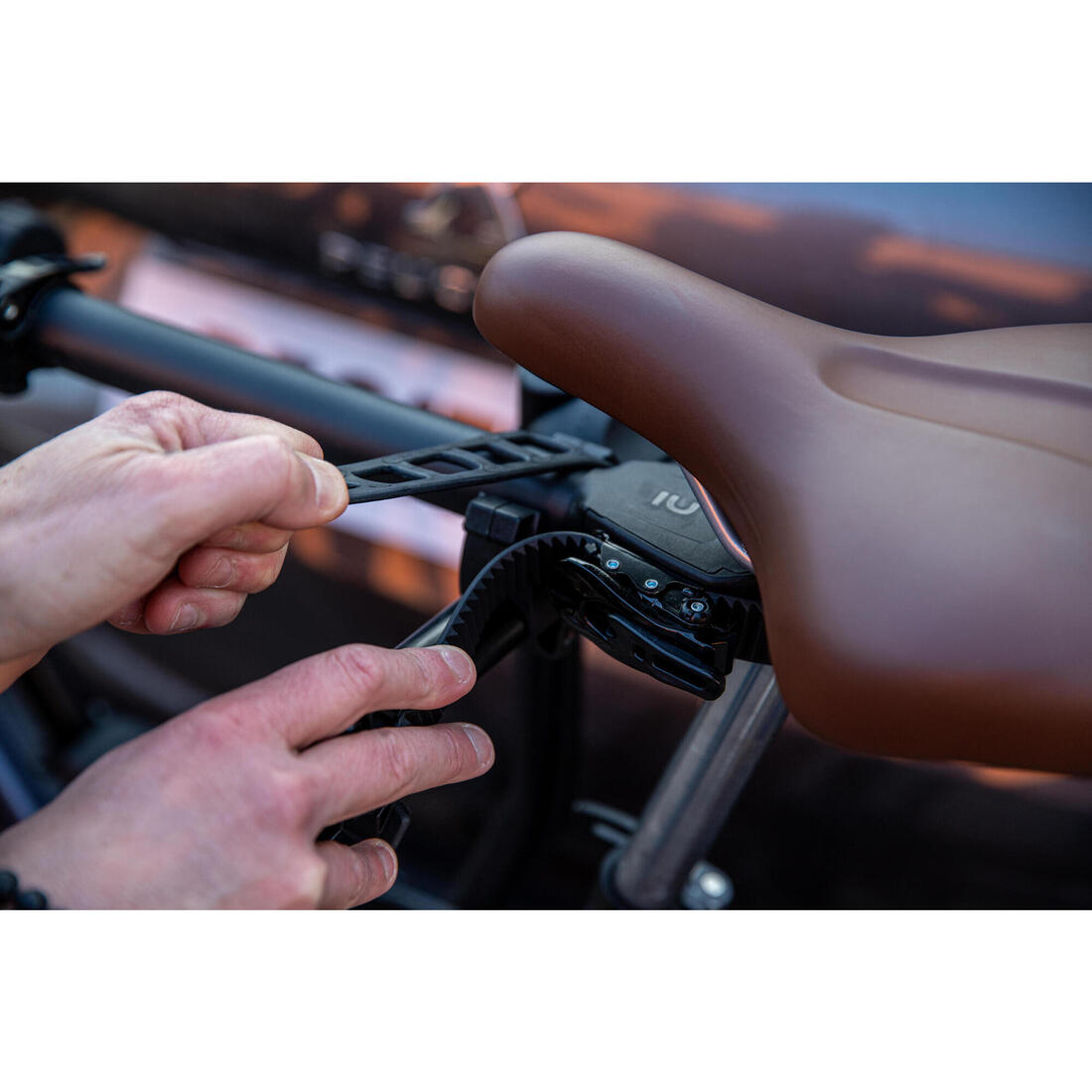 BARRE ADAPTATEUR DE CADRE VÉLO POUR PORTE-VÉLOS