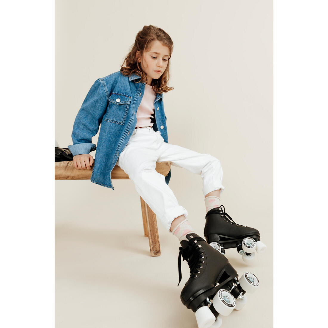 Patin à roulettes artistique enfant adulte QUAD 100