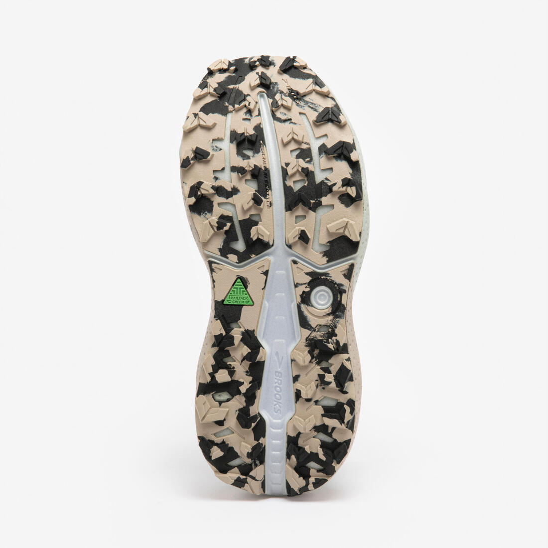 Chaussures de running trail femme, Brooks caldera 8, blanc et bleu