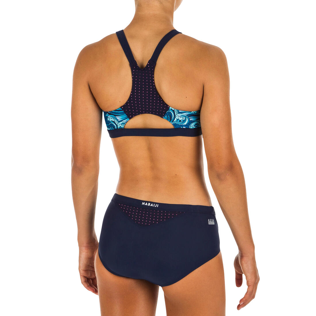 Haut de maillot de bain de natation fille Kamyleon Wave