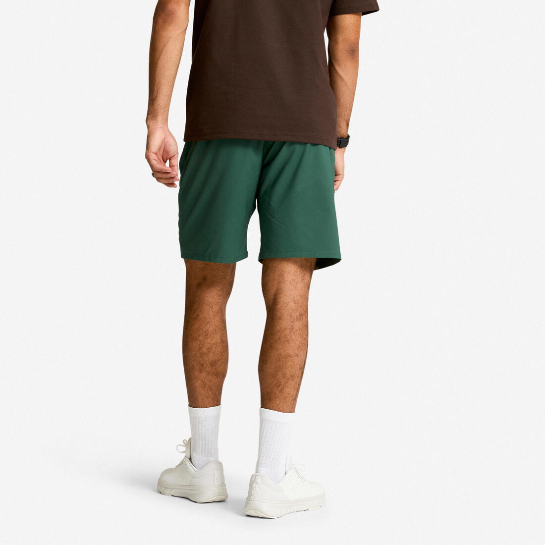 Short de fitness respirant poches zippées homme