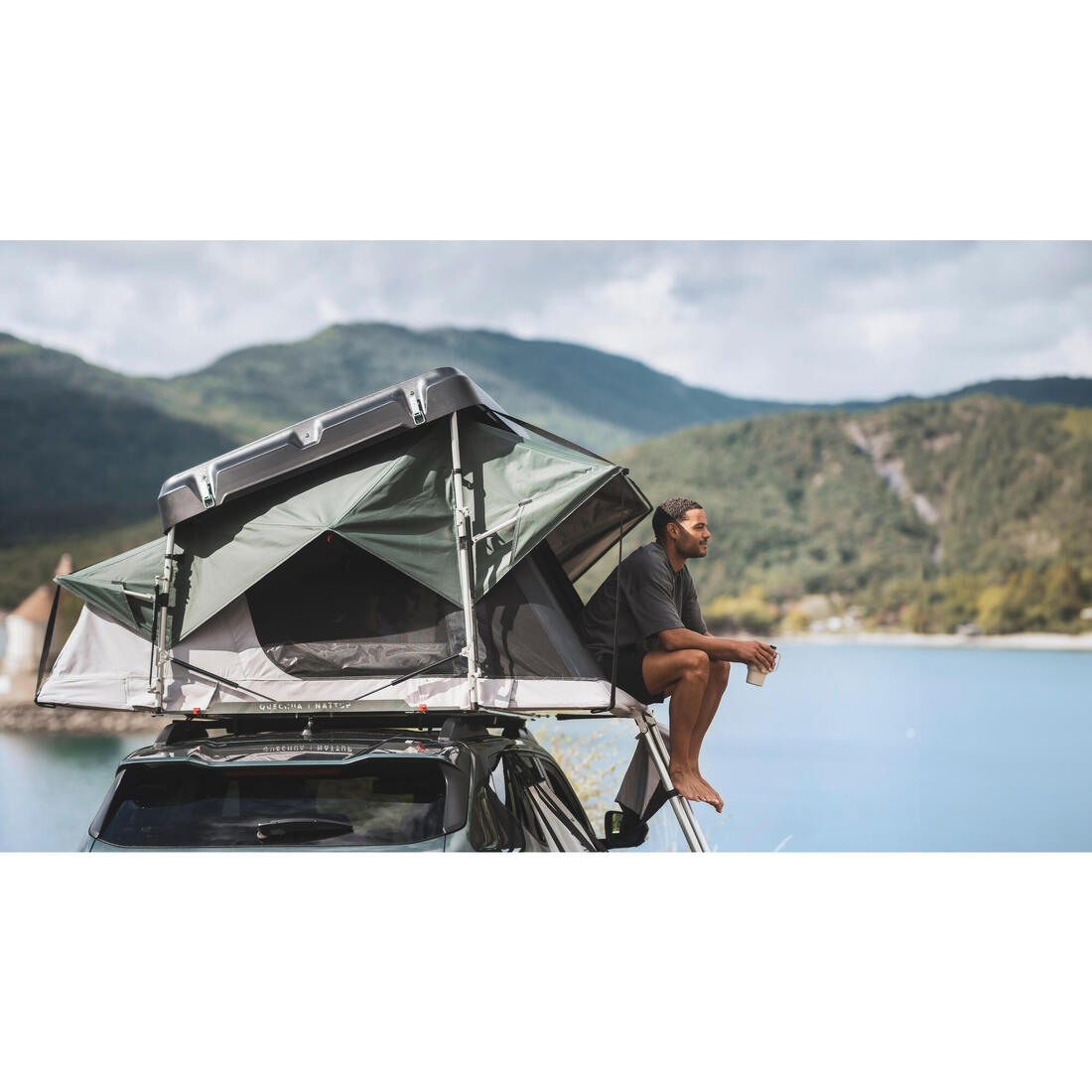Tente de toit rigide Fresh&Black 2 places, Quechua x NaïtUp