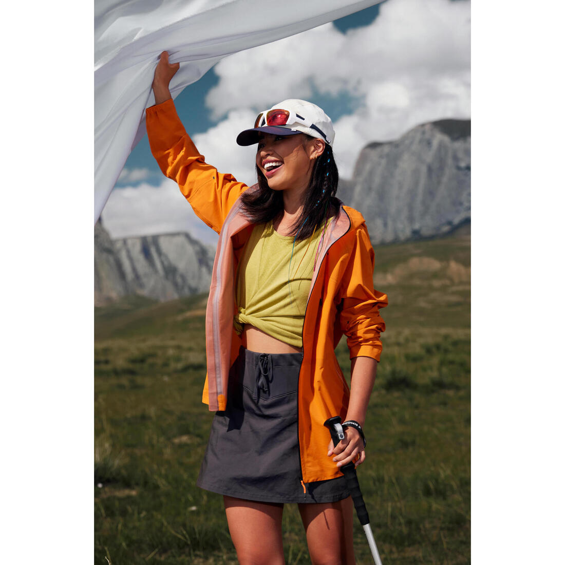 Jupe short de randonnée - NH500 - Femme