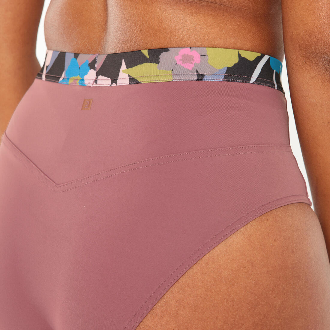 Bas de maillot culotte taille haute surf Femme - Rosa