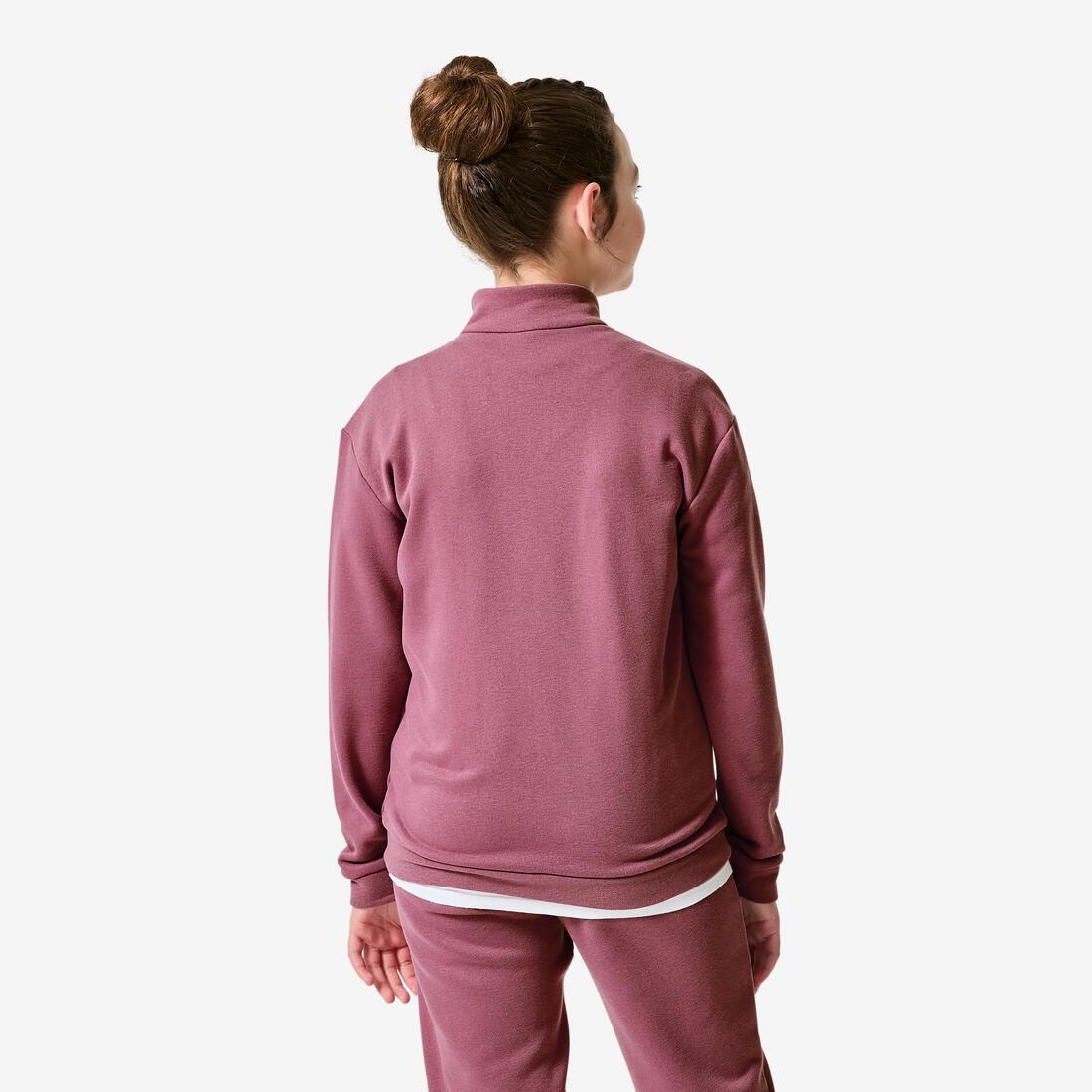 Survêtement en molleton chaud fille, violet
