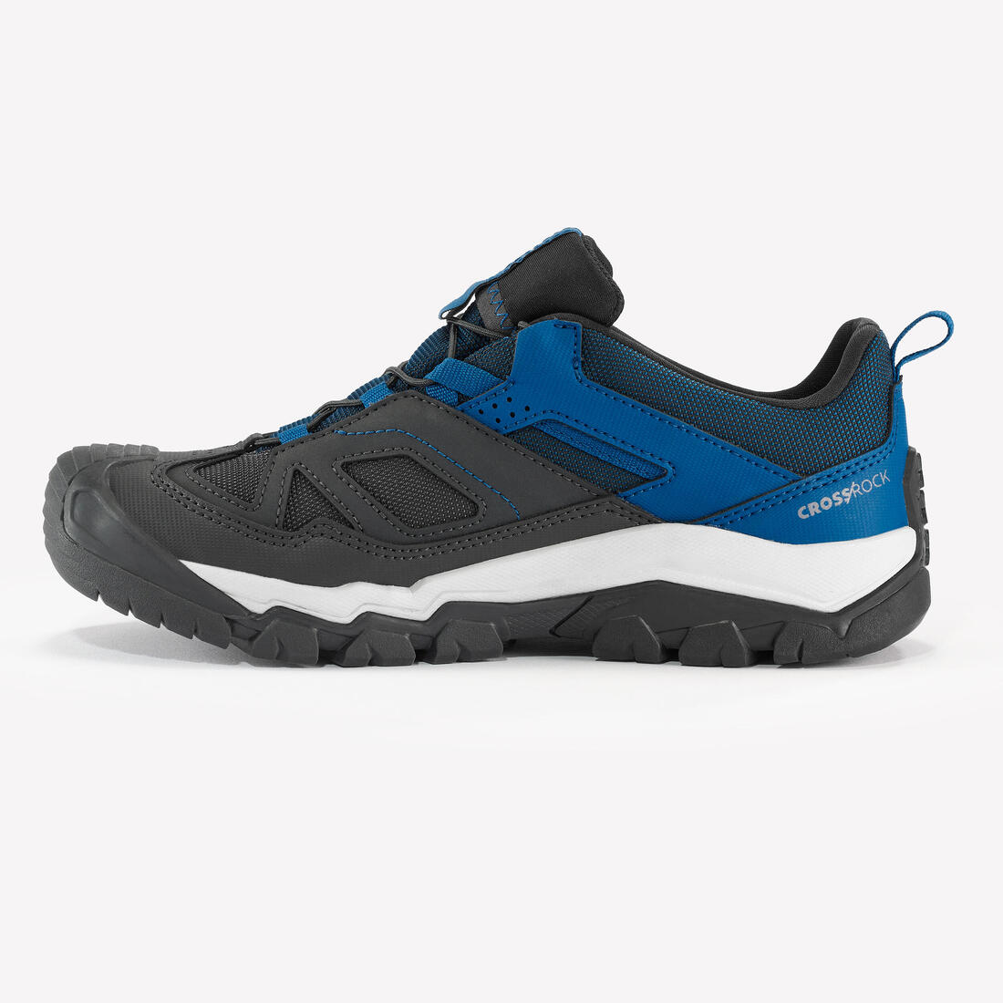 Chaussures imperméables de randonnée enfant avec lacet - CROSSROCK vertes 35-38