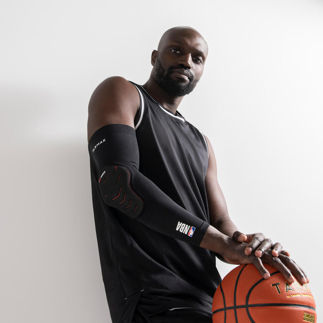 Coudière de protection de Basketball NBA Dualshock Adulte - EP500 noir