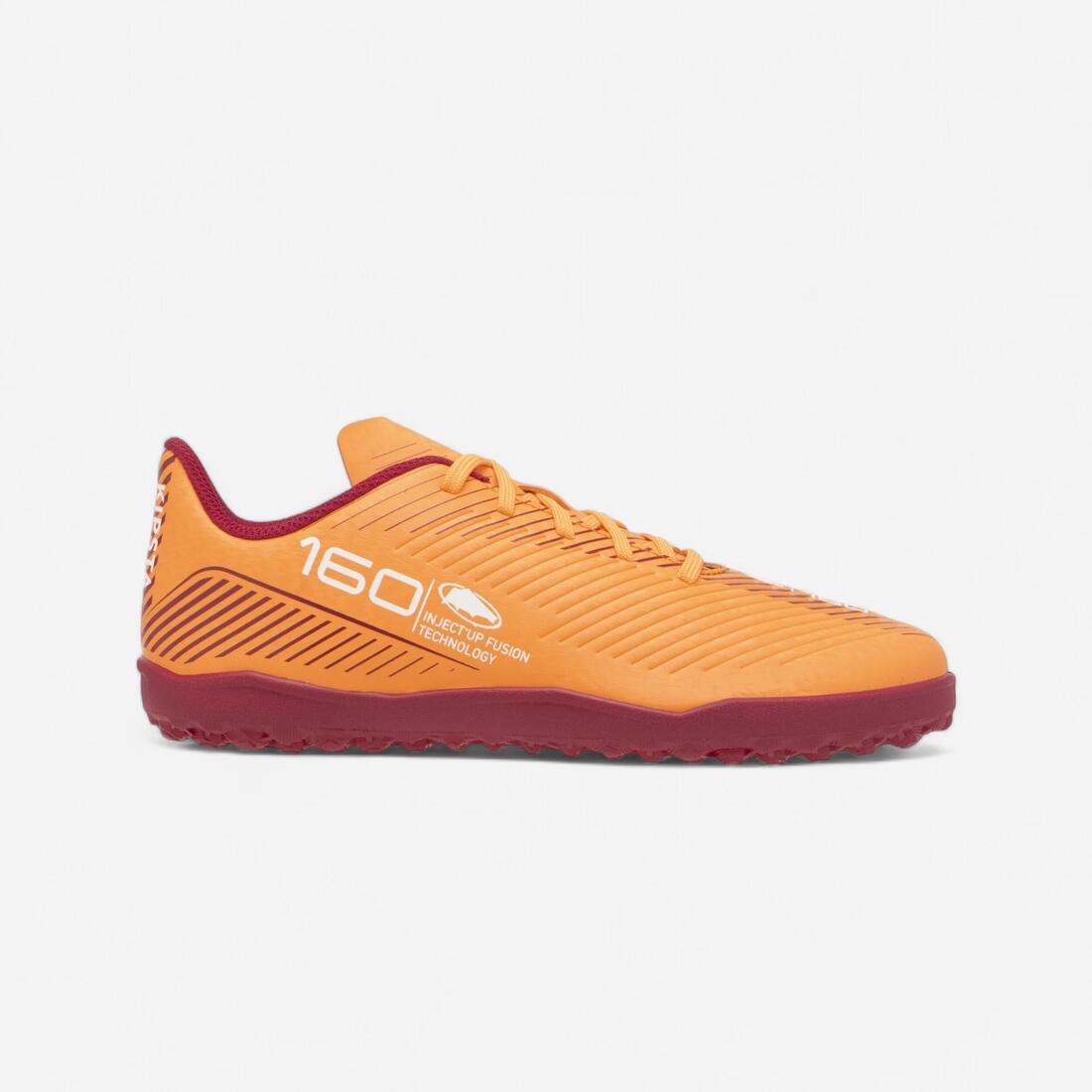 CHAUSSURES DE FOOTBALL ENFANT A LACETS 160 JR TURF .TF