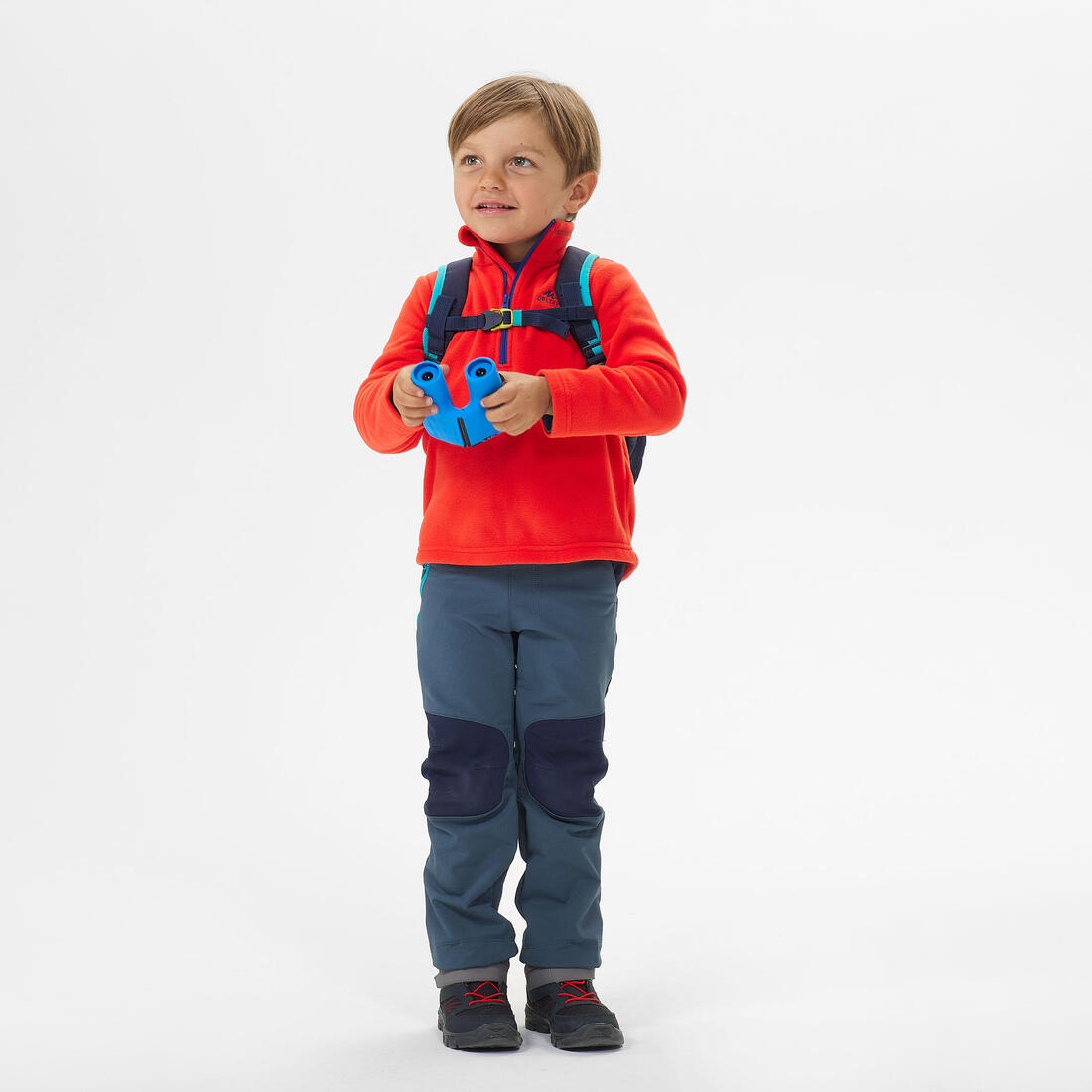 Polaire de randonnée enfant 2-6 ans, MH100 demi zip