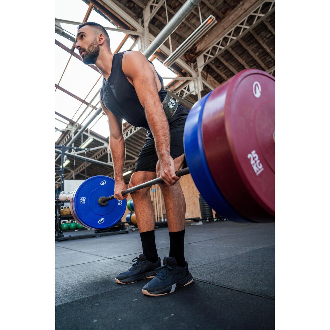Chaussures de fitness et training flexibilité et stabilité, homme, Energy noir