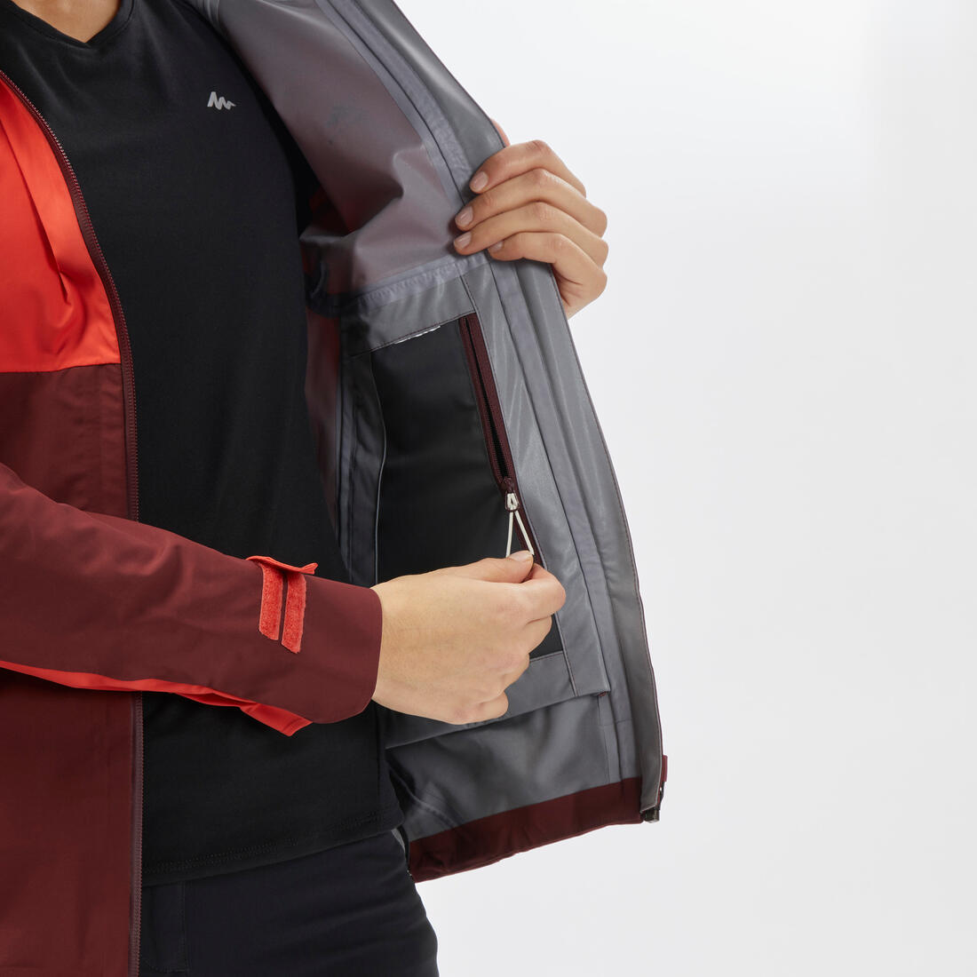 Veste imperméable de randonnée montagne - MH500 Femme