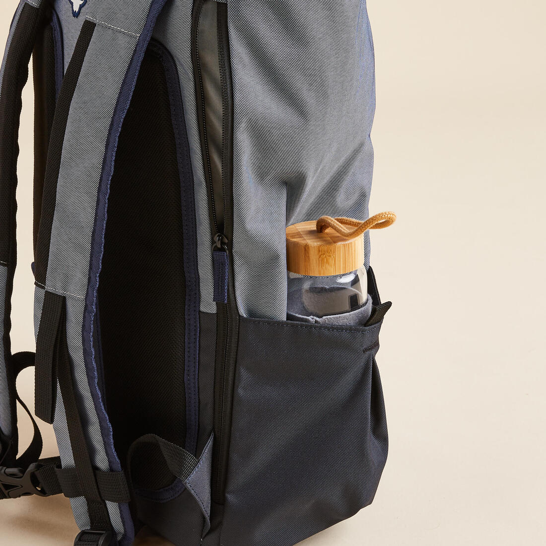 Sac à dos tapis de yoga 35L, gris