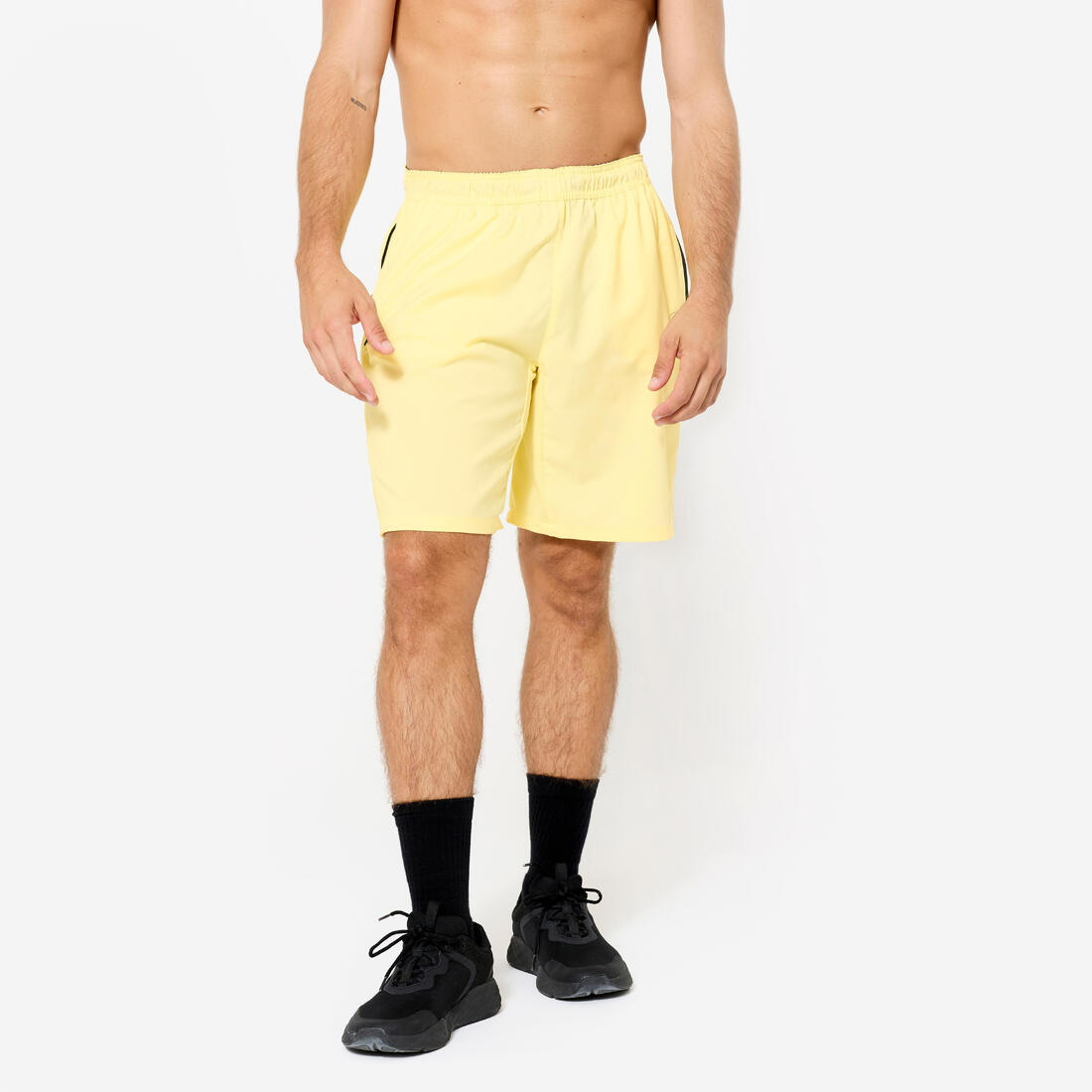 Short de fitness avec poches zippées