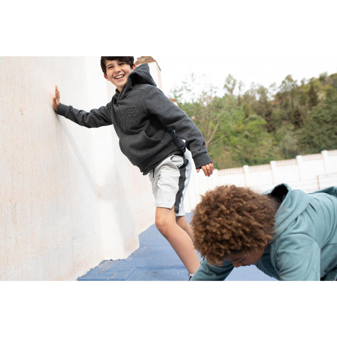 Sweat à capuche coton enfant imprimé
