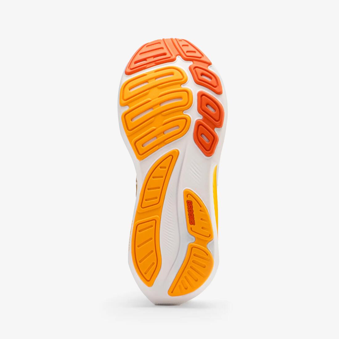 Chaussure de running homme, Brooks Revel 9 blanche et orange